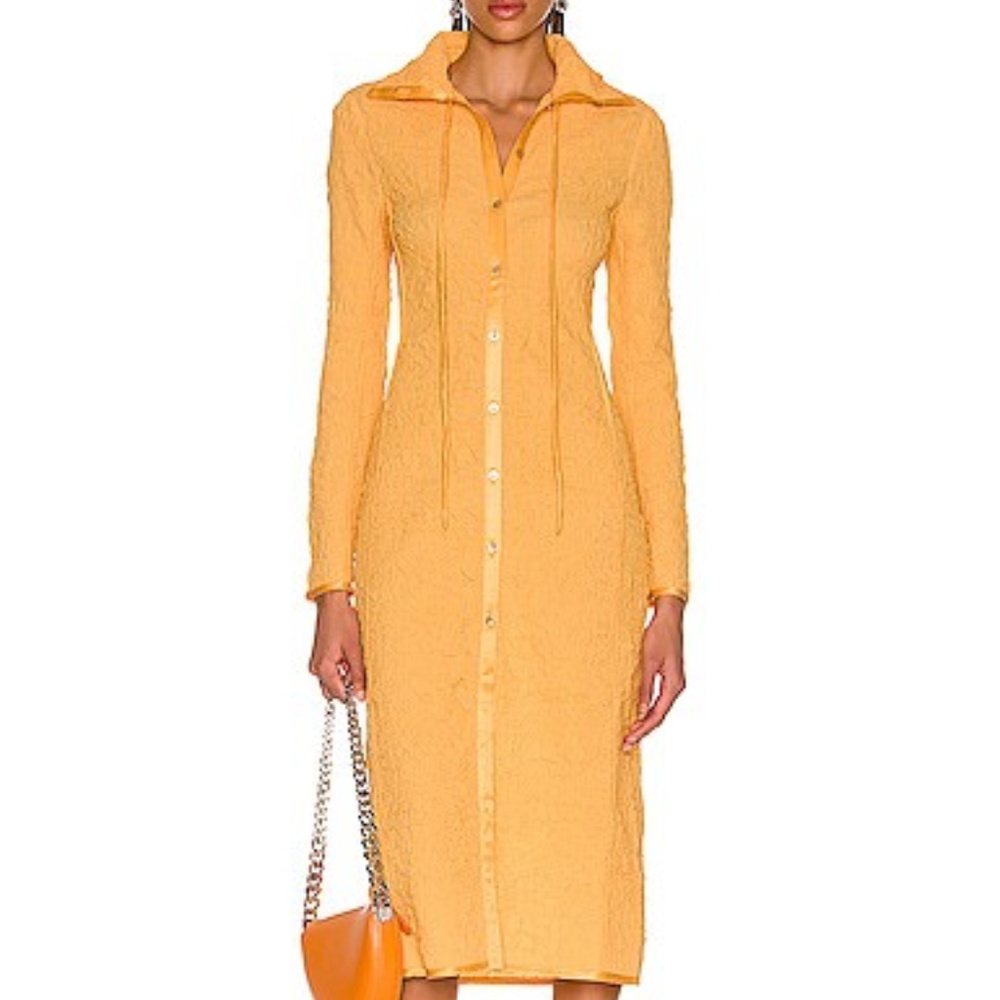 NWT Acne Studios Dress Orange Size 34